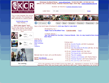 Tablet Screenshot of kcr.fm